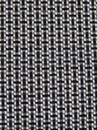 Pewter Gray/Black/White 100% Cotton Novelty Weave Shirting 44W