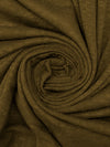 Field Drab Cotton/Polyester Slubbed Tissue Jersey Knit 44W