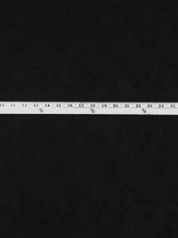 Black 100% Rayon Floral Embroidered Crinkle Challis 54W