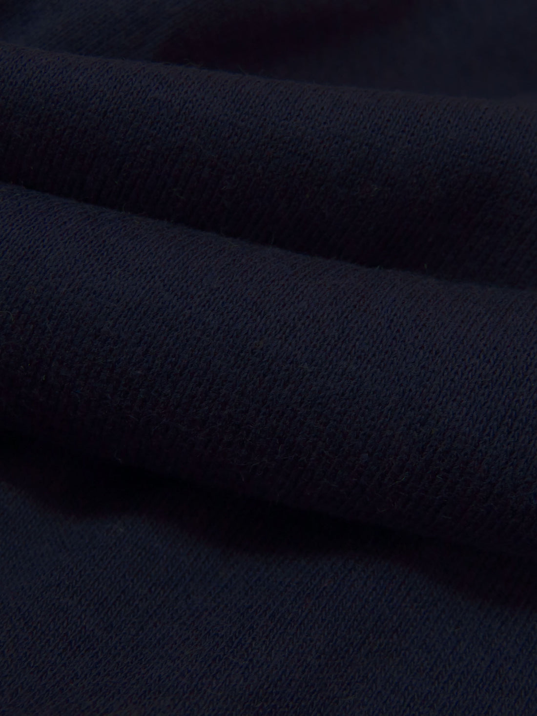 Midnight Navy 100% Cotton Fine Interlock Knit 62W