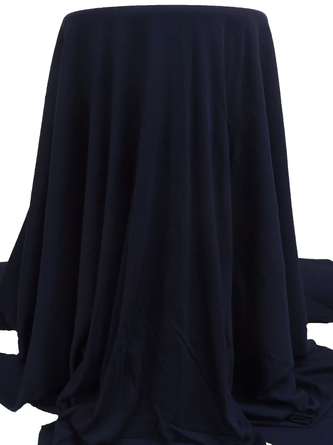 Midnight Navy 100% Cotton Fine Interlock Knit 62W
