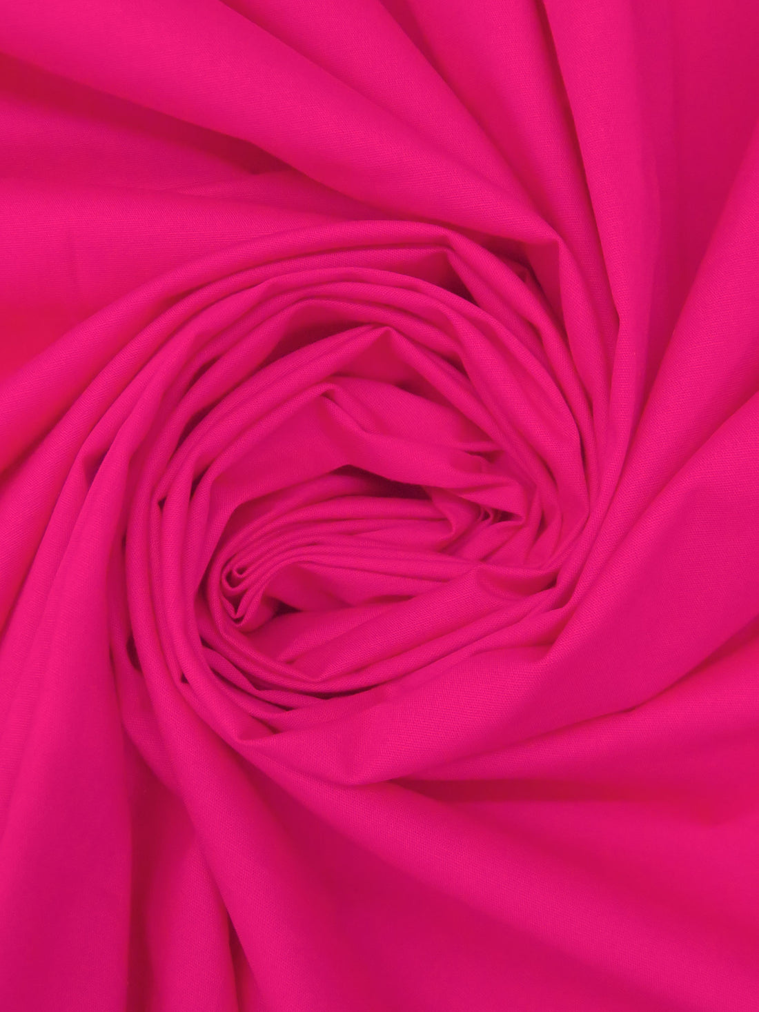 Raspberry Cotton/Lycra Stretch Poplin Shirting - Famous Dress Designer - 56W