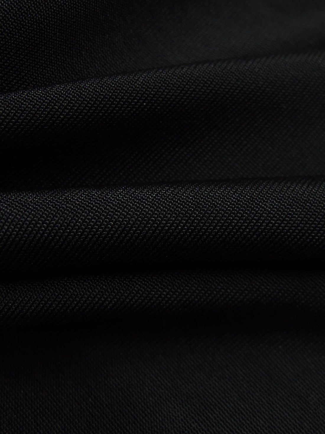 Black Polyester/Lycra Slinky Knit 54W
