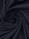 Dark Muted Navy Cotton/Polyester Jersey Knit 70W