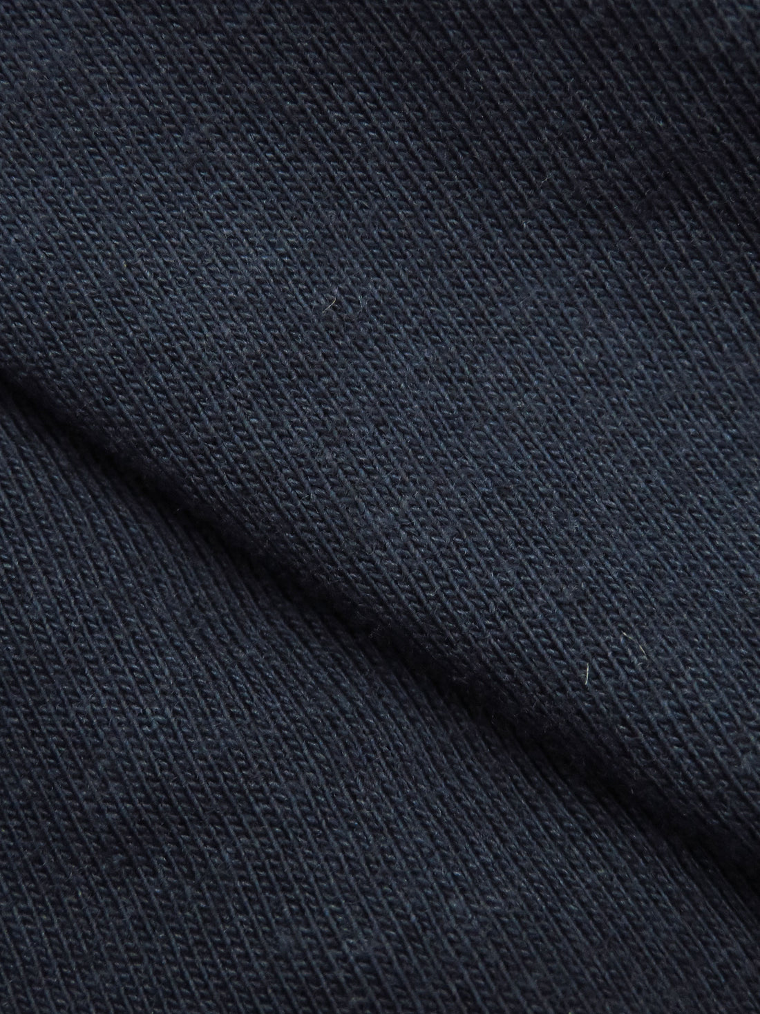 Dark Muted Navy Cotton/Polyester Jersey Knit 70W