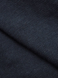 Dark Muted Navy Cotton/Polyester Jersey Knit 70W