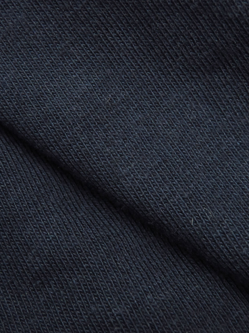 Dark Muted Navy Cotton/Polyester Jersey Knit 70W