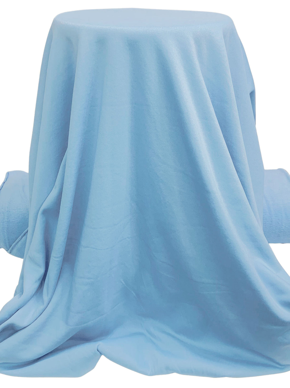 Light Steel Blue 100% Polyester Sweatshirt Fleece 60W