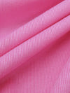 Persian Pink Cotton/Polyester Fine Rib Knit 54W