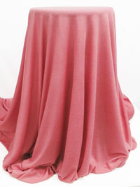 Salmon Pink Rayon/Lycra Sheer Rib Knit 60W
