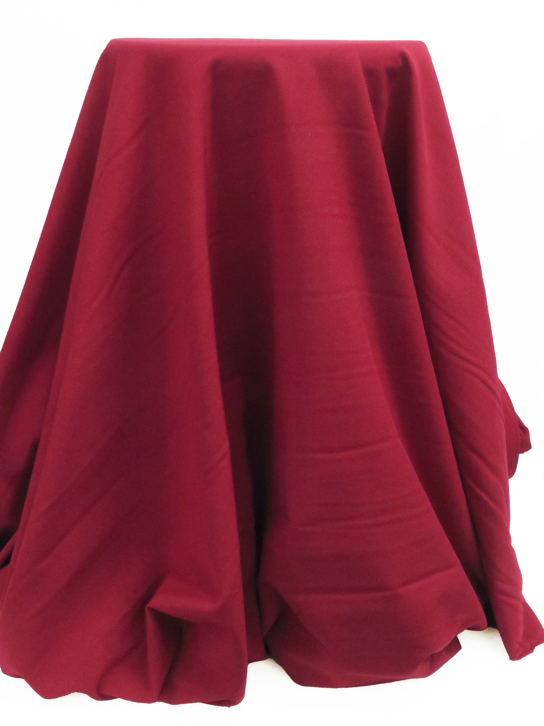 Cranberry 100% Polyester Plainweave Suiting - Famous Dress Designer - 56W