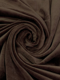 Royal Brown Polyester/Lycra Velour Knit 52W