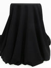Cauldron Black Wool/Polyester Crepe Light Weight Suiting 58W