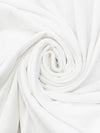 White 100% Cotton Fine Interlock Tubular Knit 30W