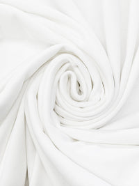 White 100% Cotton Fine Interlock Tubular Knit 30W
