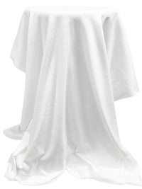 White 100% Cotton Fine Interlock Tubular Knit 30W