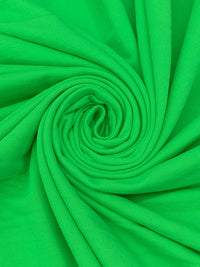 Lime Green Cotton/Polyester Sweatshirt Fleece 64W