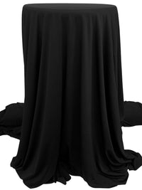 Black Polyester/Lycra Sheer Knit Lining 60W