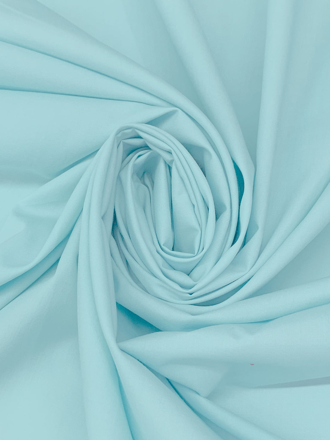 Powder Blue Cotton/Polyester Broadcloth 44W