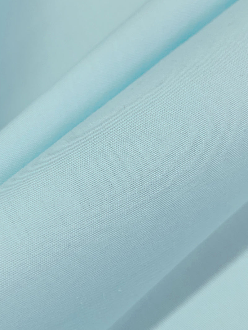 Powder Blue Cotton/Polyester Broadcloth 44W