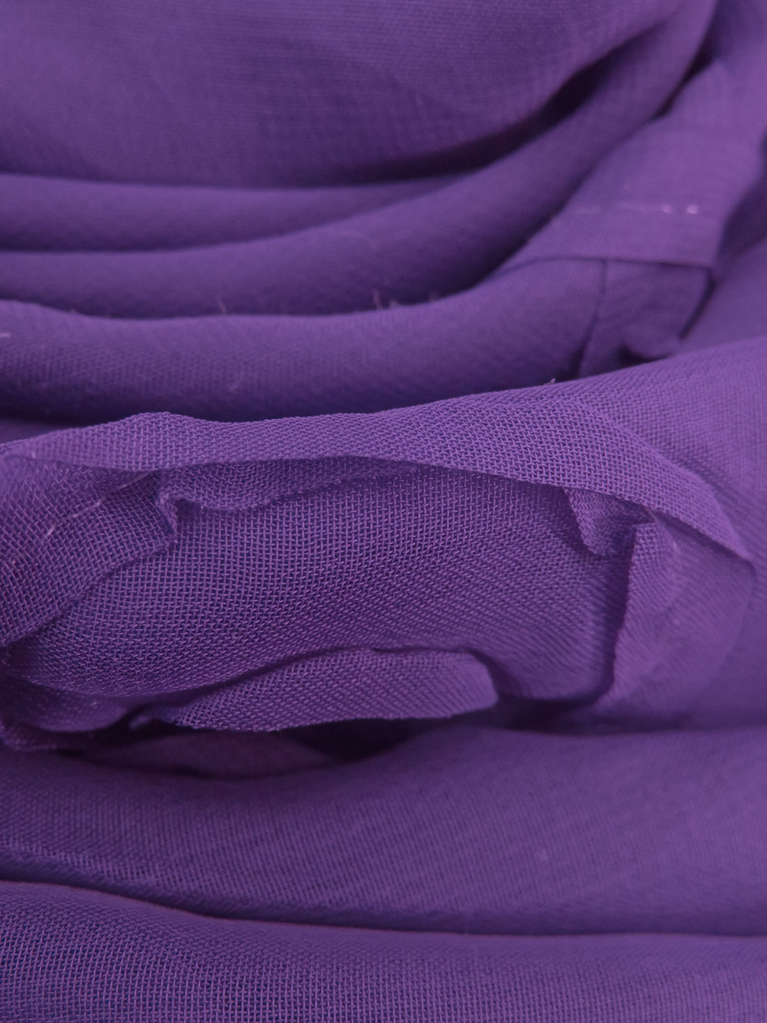 Purple Heart 100% Polyester Loopy Floral Design Chiffon 50W