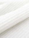 Ivory Polyester/Lycra Vertical Raised Stripe Knit - NY Designer - 60W