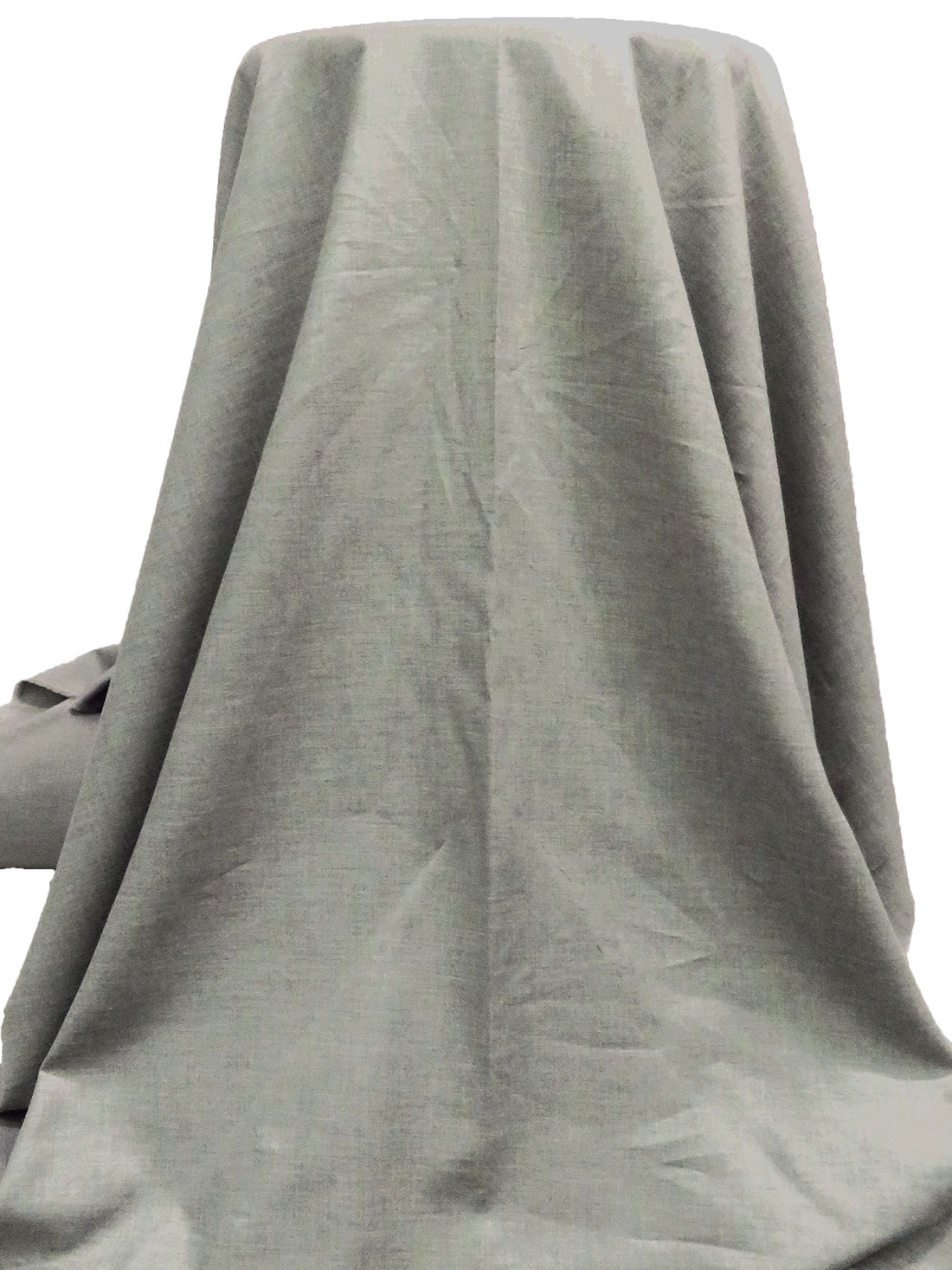 Soft Stone Gray 100% Cotton Flannel Shirting 58W