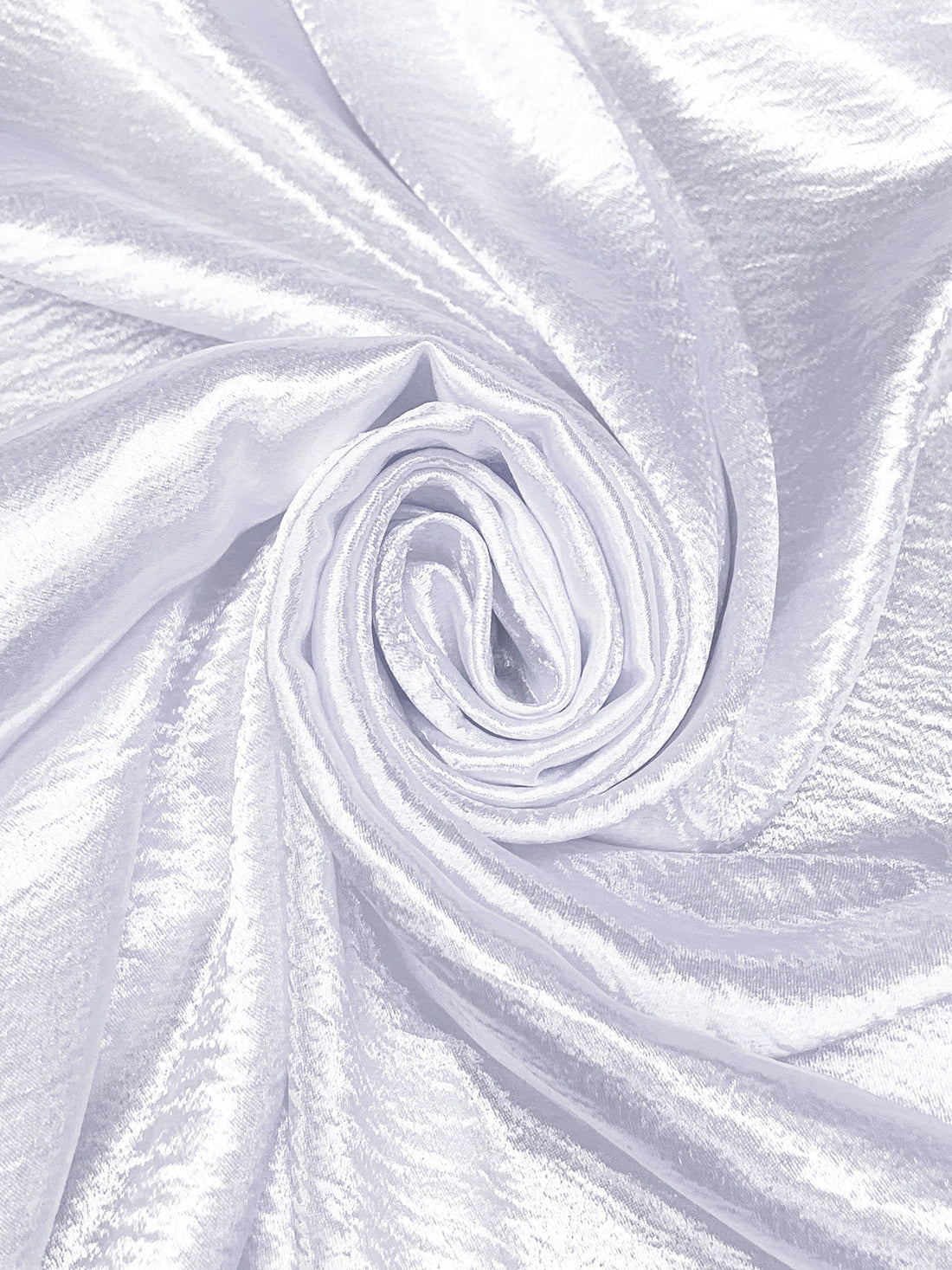 Palest Icy Lilac 100% Polyester Hammered Satin 58W
