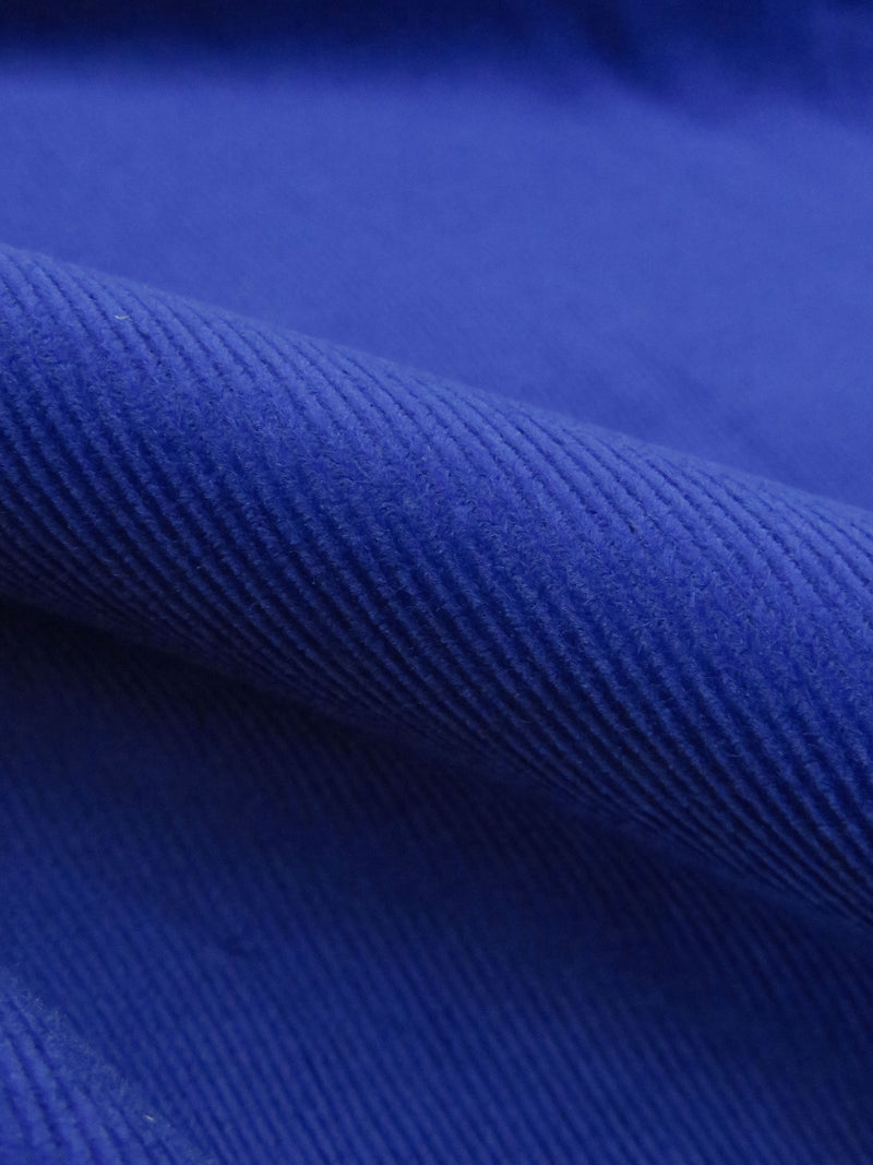 Royal Blue 100% Cotton Pinwale Corduroy Shirting 56W