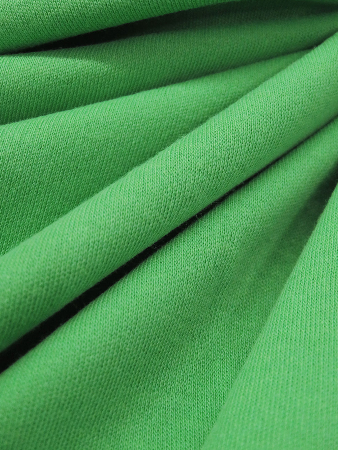 Kelly Green Cotton/Polyester Interlock Knit 52W