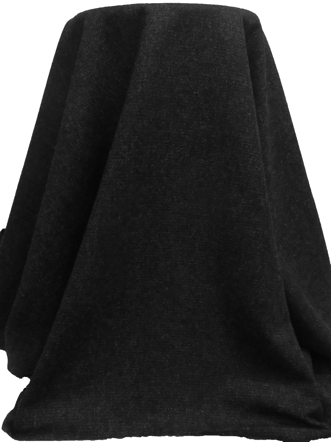 Black/Gray 100% Wool Heathered Flannel Suiting - Woolrich - 58W