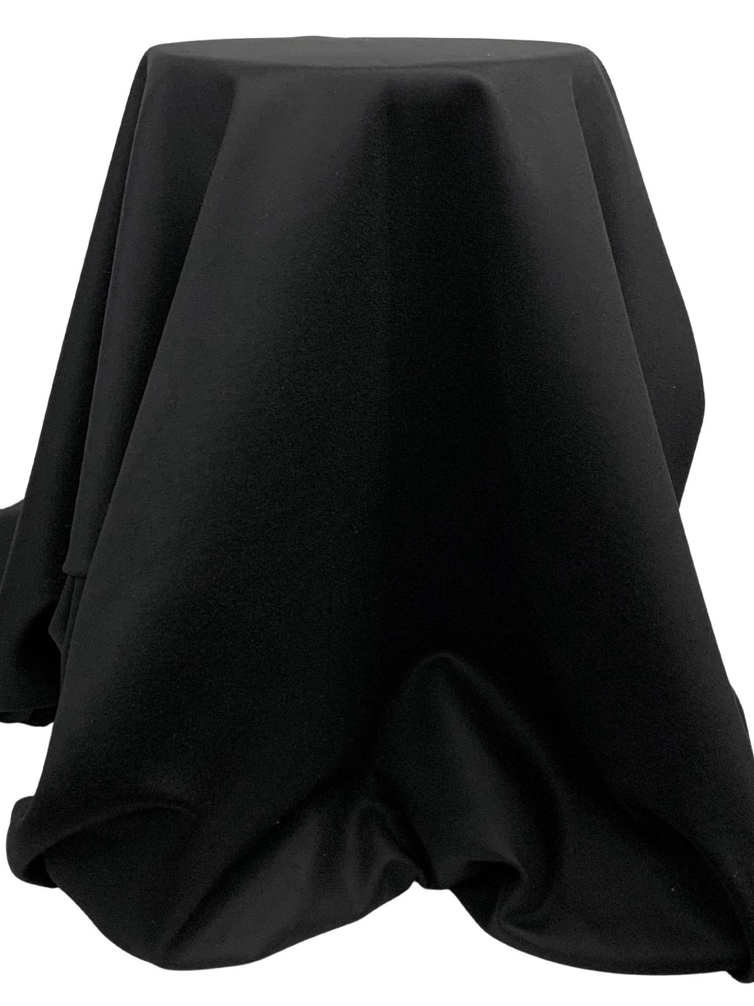 Black 100% Wool Moleskin Suiting 56W