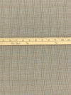Shadow Brown/Off-White/Slate Blue Polyester/Rayon/Lycra Yarn-Dyed Plaid Weave Stretch Suiting 50W