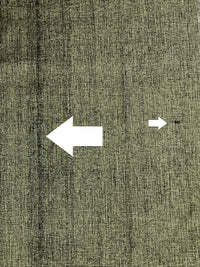 SOLD AS IS ONLY - Black/Gold 100% Linen Metallic Printed Midweight Woven 56W