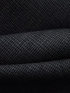 Black/Dark Charcoal Gray Polyester/Rayon/Lycra Micro-Houndstooth Weave Stretch Suiting 53W
