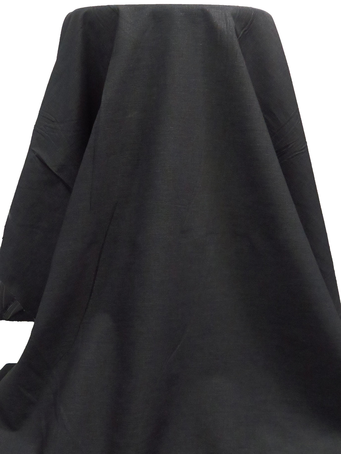 Black/Dark Charcoal Gray Polyester/Rayon/Lycra Micro-Houndstooth Weave Stretch Suiting 53W