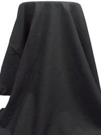 Black/Dark Charcoal Gray Polyester/Rayon/Lycra Micro-Houndstooth Weave Stretch Suiting 53W