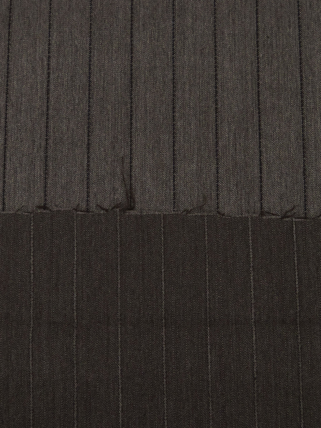 Major Brown/Chocolate/Black Polyester/Rayon/Lycra Herringbone Vertical Stripe Weave Stretch Suiting 56W