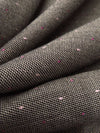 Pebble Gray/Sugar Plum/Black/Multi Polyester/Rayon/Lycra Dot Weave Stretch Suiting 56W