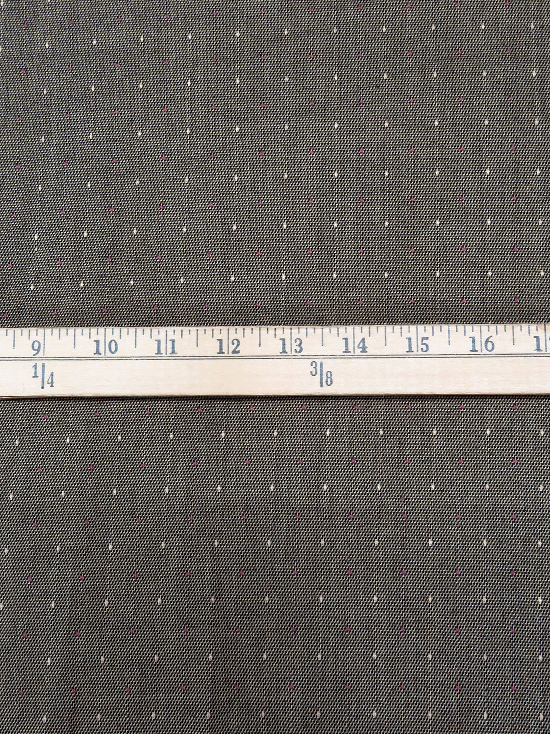 Pebble Gray/Sugar Plum/Black/Multi Polyester/Rayon/Lycra Dot Weave Stretch Suiting 56W