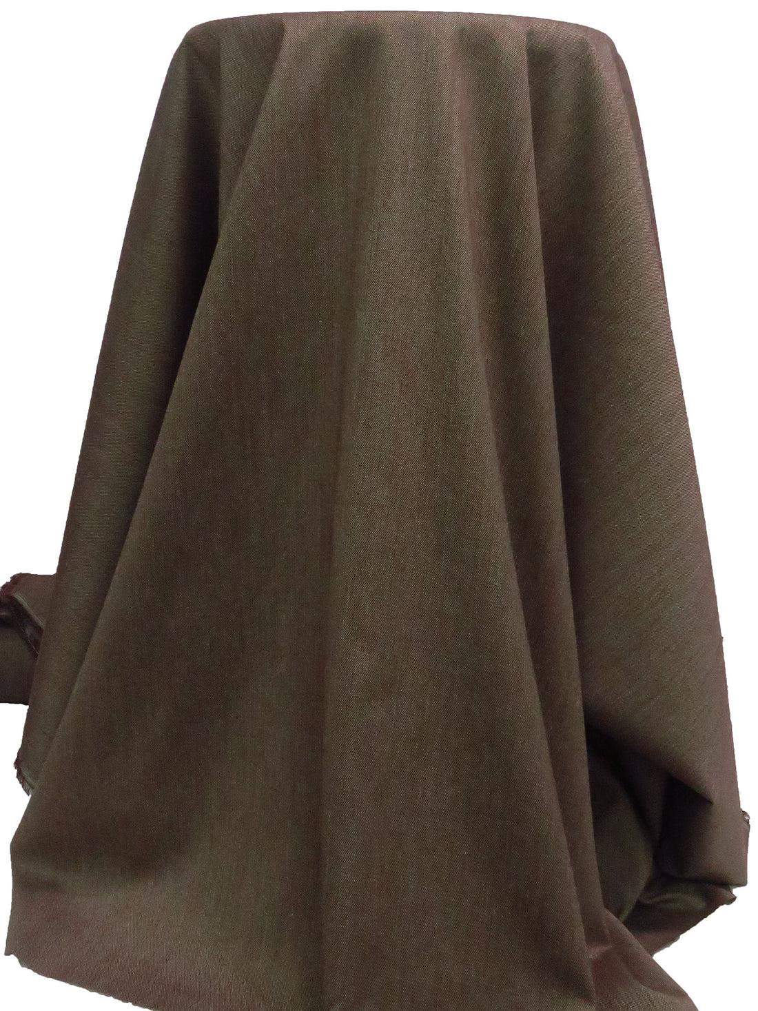 Bistre/Bone Polyester/Rayon/Lycra Novelty Weave Stretch Suiting 54W