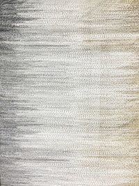 Gold/Black/Off-White Polyester/Nylon Double Border Glitter Ombre Tulle - Imported From France - 54W