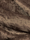 Shadow Brown Polyester/Lycra Crushed Stretch Velvet Knit 56W