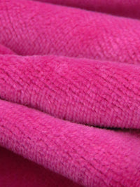 Telemagenta Cotton/Polyester/Lycra Velour Knit 54W