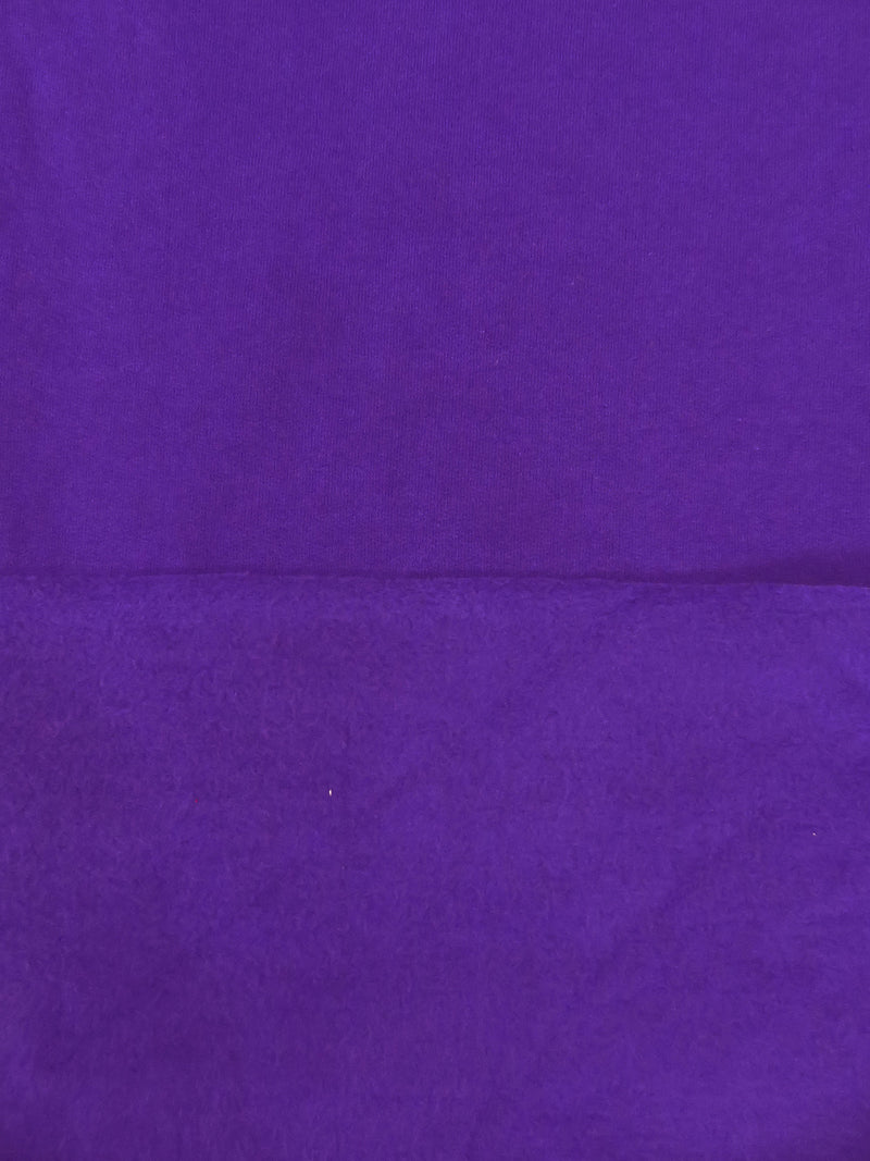 Purple Heart Cotton/Polyester Sweatshirt Fleece 58W