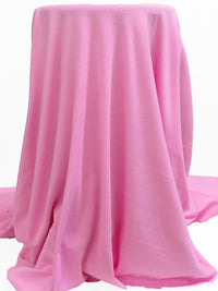 Carnation Pink Cotton/Polyester Tubular Fine Rib Knit 34W