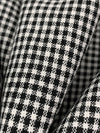 Black/White Rayon/Cotton Check Plaid Suiting 56W