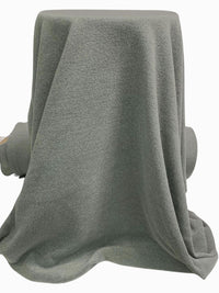 Middle Gray Polyester/Cotton Looped Terry Knit 56W