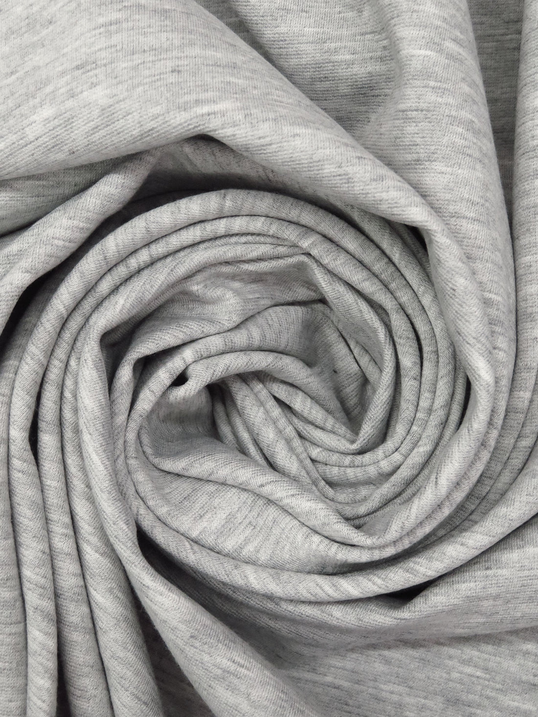 Light Gray Rayon/Nylon/Spandex Heathered Ponte Knit 58W