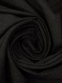 Dark Charcoal Gray Rayon/Nylon/Spandex Heathered Ponte Knit 58W